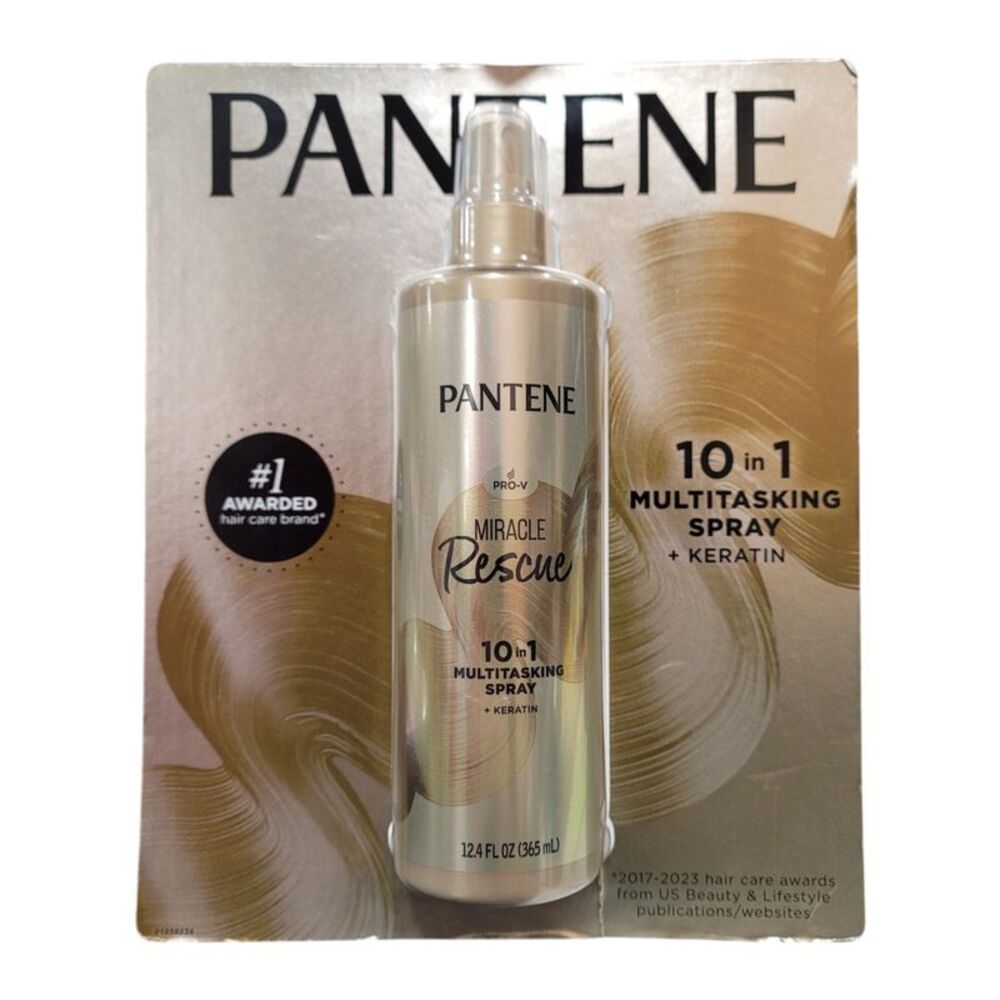 Pantene Miracle Rescue 10 in 1 Multitasking Spray + Keratin, 12.4 fl. oz.